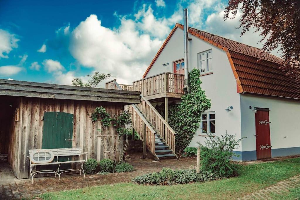 Ferienwohnung Ausblick Süderbrarup Exteriör bild